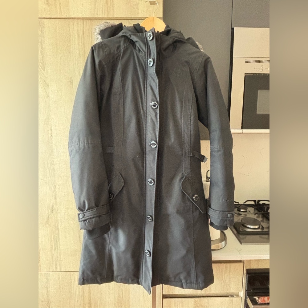 North Face Arctic Parka Puffer Coat Removable Fur on Hood - Size Small